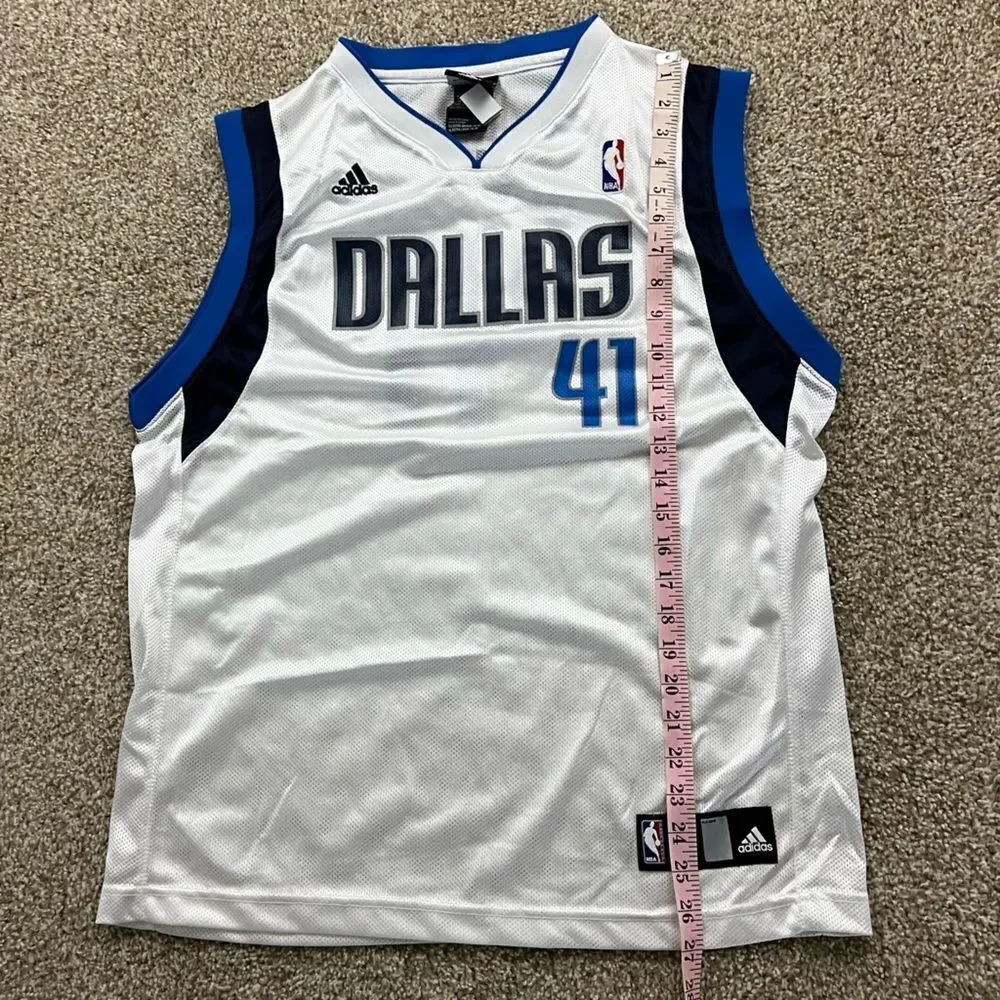 Adidas Dallas Mavericks Dirk Nowitzki Jersey Youth XL